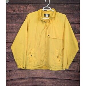 Hilton Corporate Casual Mens Water Resistant Windbreaker NO Size Tag L ‎ XL??